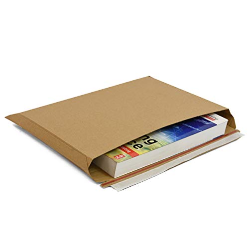 25 x C5+ (A5+) 194 x 292mm Corrugated Capacity Book Mailers by Greener Route – Rigid Cardboard Envelopes, Heavy Duty 400gsm, Peel & Seal, Rip & Strip Open – Royal Mail Large Letter - Image 5