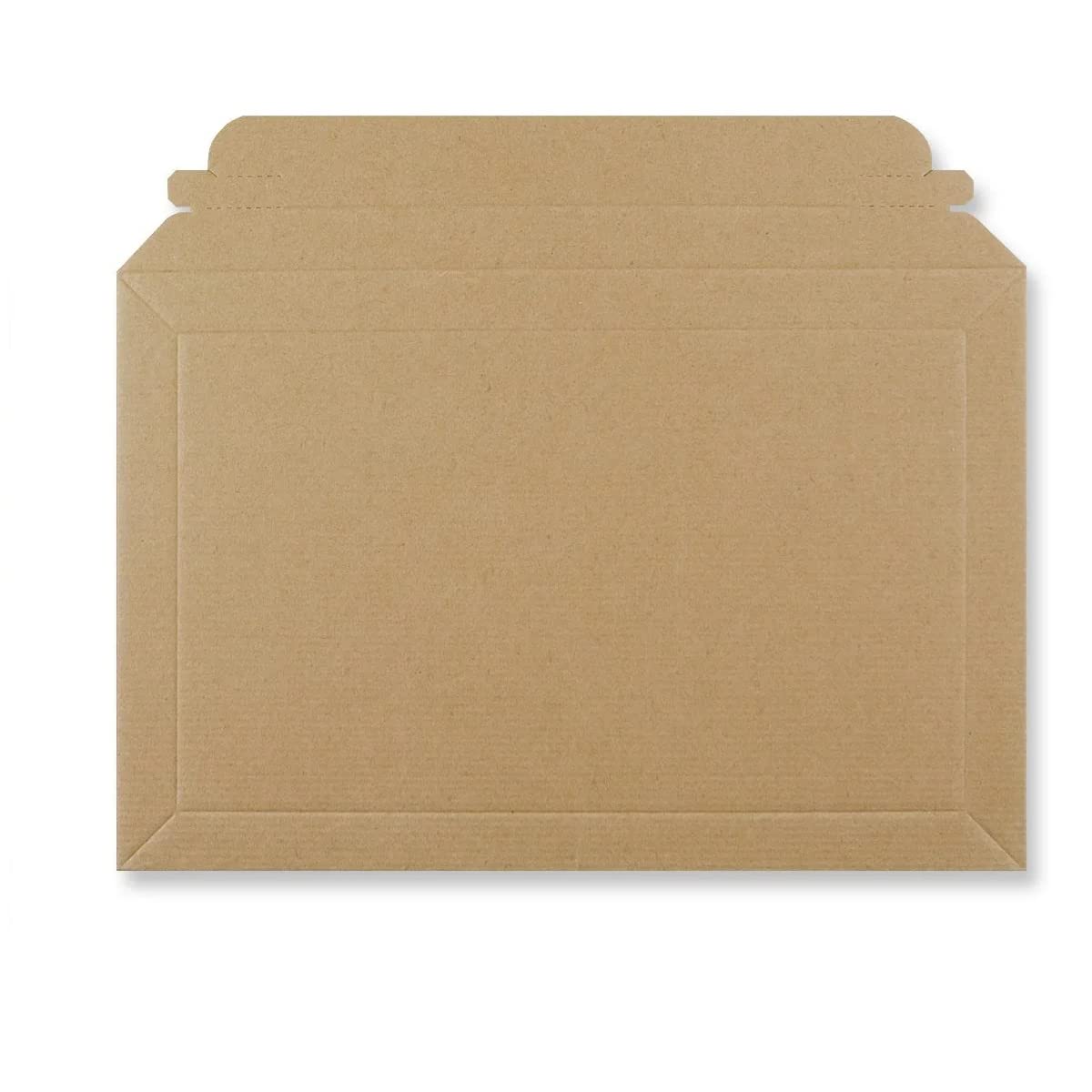 A5 corrugated cardboard book mailer, 194 x 292mm
