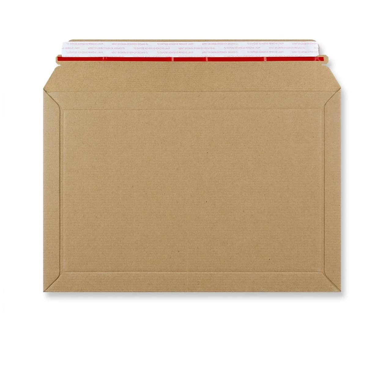 25 x C5+ (A5+) 194 x 292mm Corrugated Capacity Book Mailers by Greener Route – Rigid Cardboard Envelopes, Heavy Duty 400gsm, Peel & Seal, Rip & Strip Open – Royal Mail Large Letter